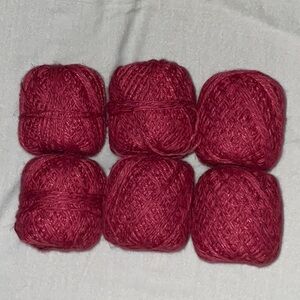 Aarlan Yarn Linen Cotton Rayon Blend Cotolino 50g Lot Of 6